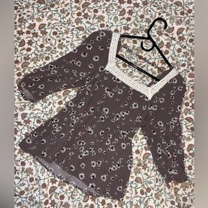 Maurice’s Floral Square Neck Blouse